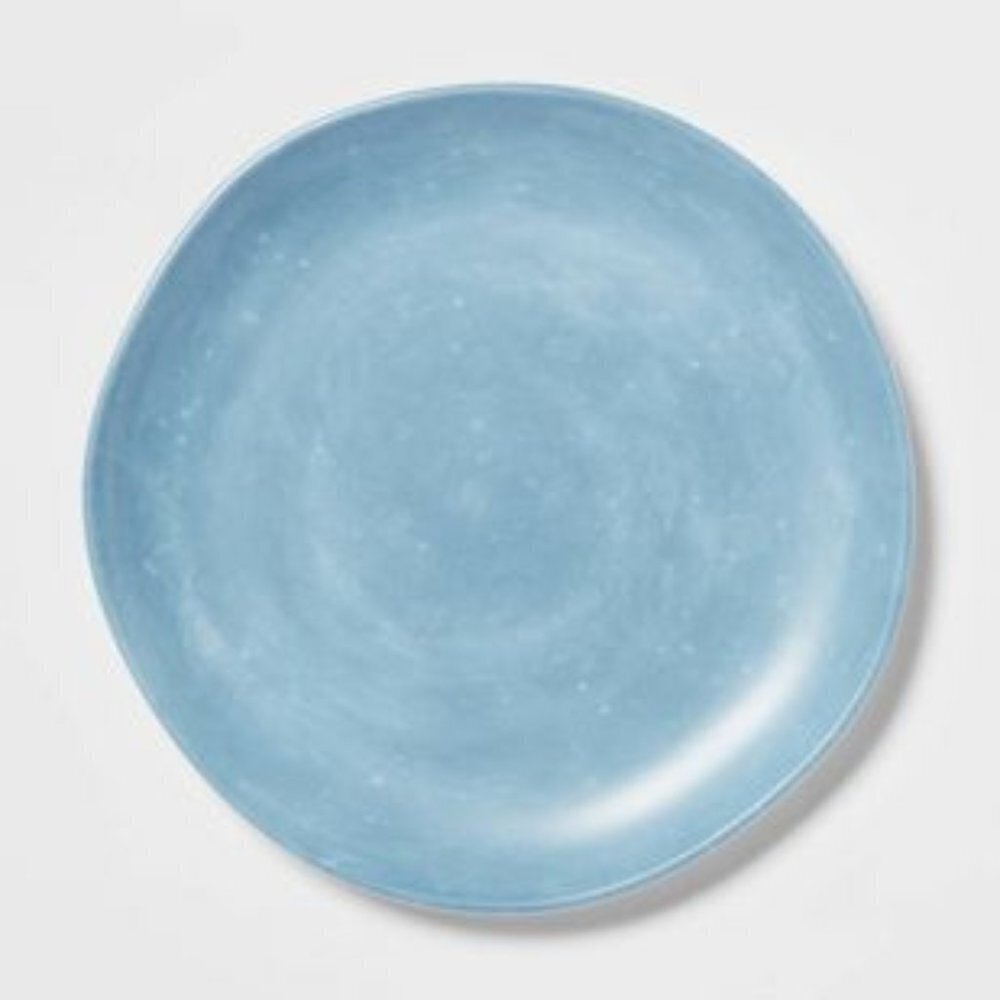 NWT – (set of 4)  Blue 11" Melamine Plate - Threshold